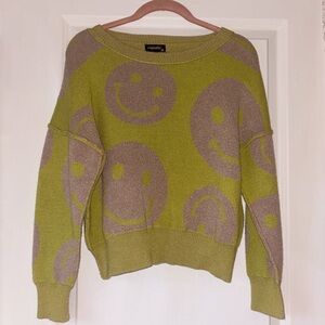 Girls Smiley Face Sweater